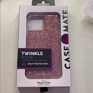 CASEMATE twinkle rose IPhone 11 Pro case